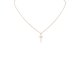 Cream Pearl Cross Necklace