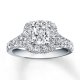 Engagement Ring 2-1/6 ct tw Diamonds 14K White Gold