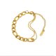 copper Thick Link Bracelet