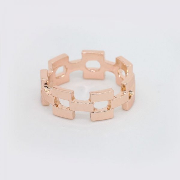 Interlocking small pure and fresh and the index finger ring