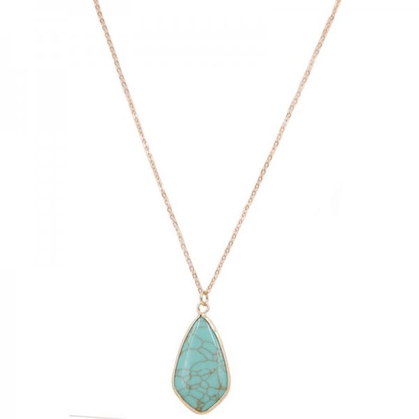 Semi Precious Stone 3-Piece Necklace Set