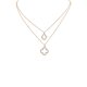 Quatrefoil Pendant 2-Piece Necklace Set