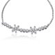 Floral Flower Charms Box Chain Bracelets