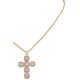 Rhinestone Cross Pendant Necklace