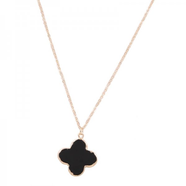 Metal Quatrefoil 3-Piece Necklace Set